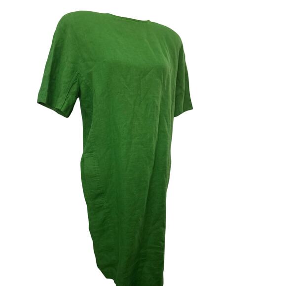 Chetta B 1980's Vintage Shift Dress, Green, Size 12 - Picture 2 of 7